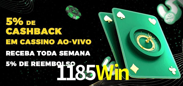Promoções do cassino ao Vivo 1185Win